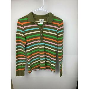 Lacoste Preppy 80's Long Sleeve Polo sz 40 / M Stranger Things